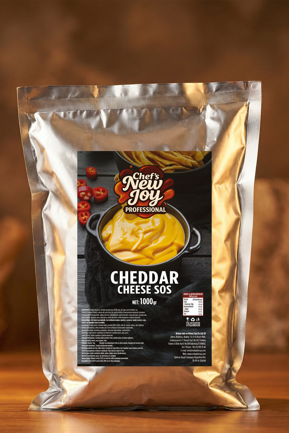 Cheddar Toz 1000 gr Çedar Peynir Sos Tozu