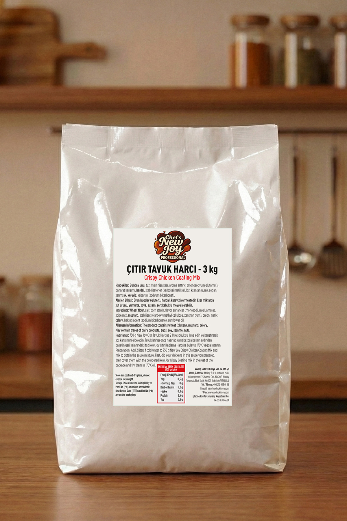 Çıtır Tavuk Harcı 3000 gr Pane Harcı