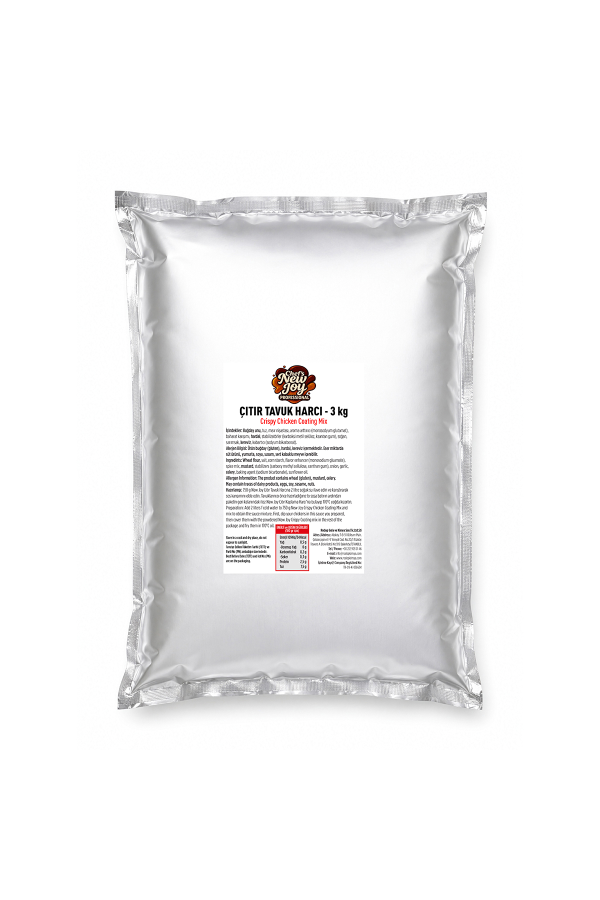 Çıtır Tavuk Harcı 3000 gr Pane Harcı