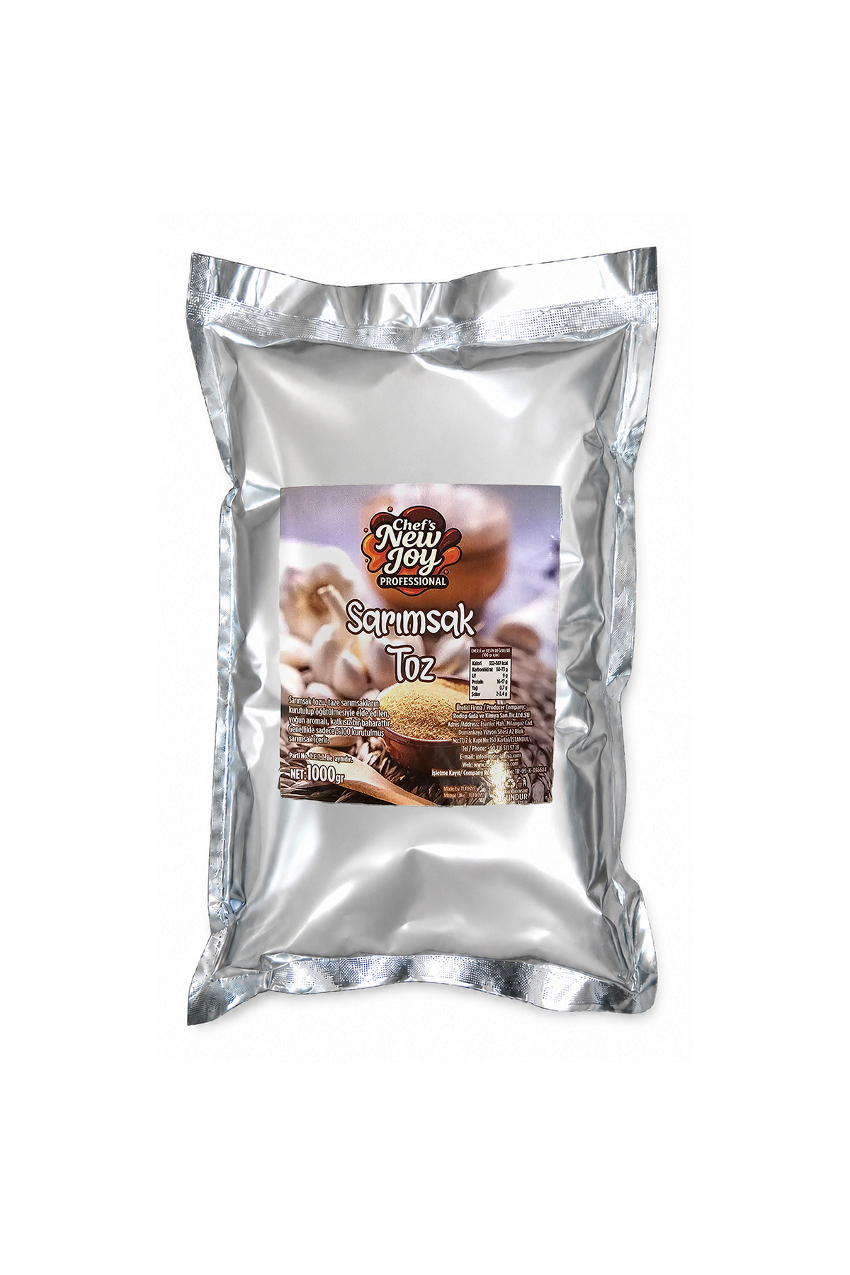 Sarımsak Toz 1000 gr Garlic Powder Kurutulmuş Doğal Sarımsak Tozu