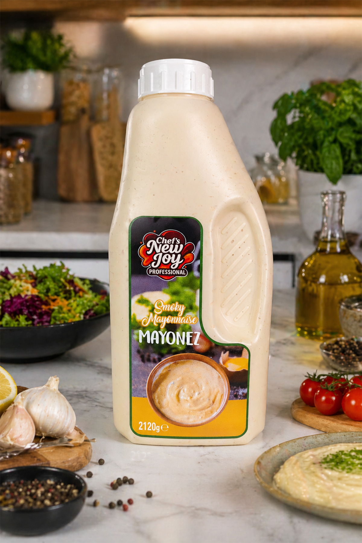 Smoky Mayonez 2120 gr Smoky Mayonnaise Tütsülenmiş
