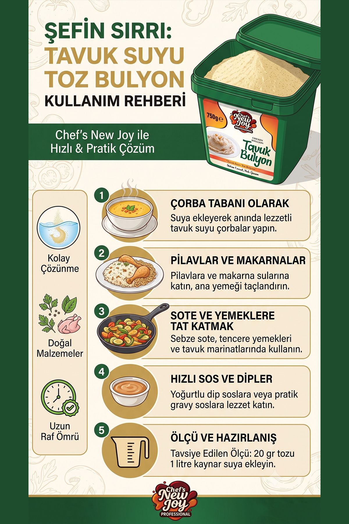 Tavuk Bulyon 750 G x 8 Adet - 1 Koli (Koli Bazlı Avantaj Paketi)