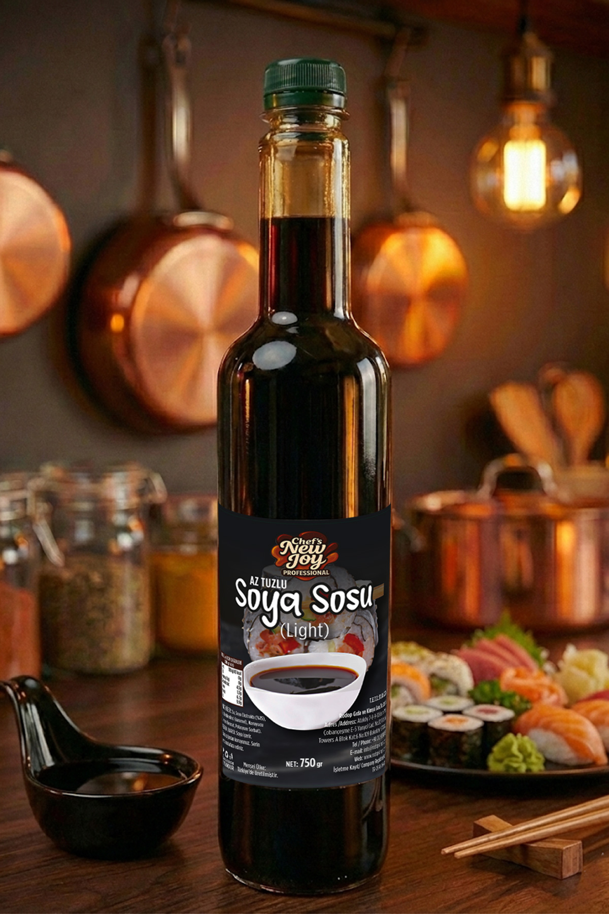Tuzu Azaltılmış Soya Sosu 750 ml Light Soy Sauce