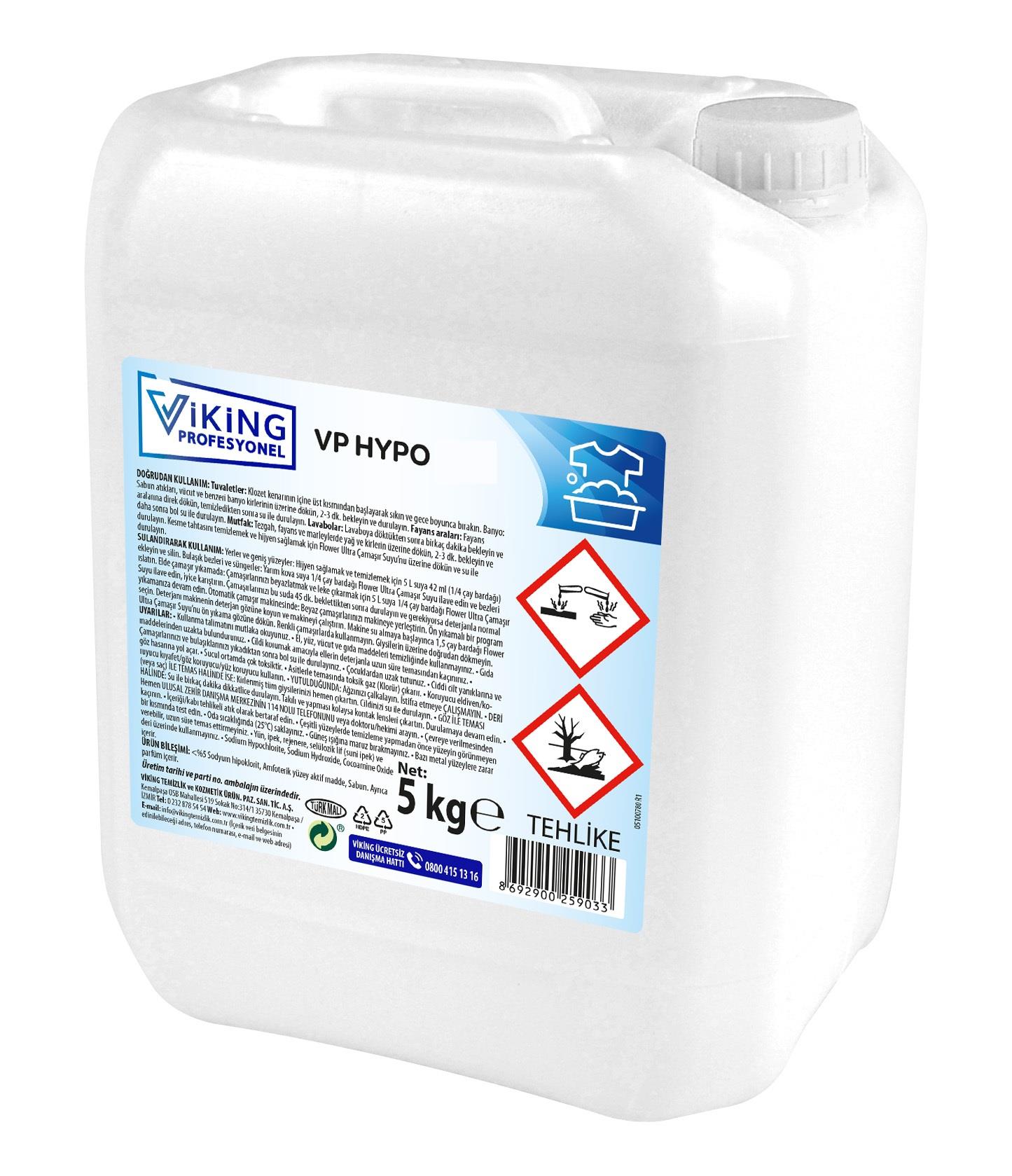 Viking Vp Hypo Klorlu Ağartıcı Yardımcı Sıvı