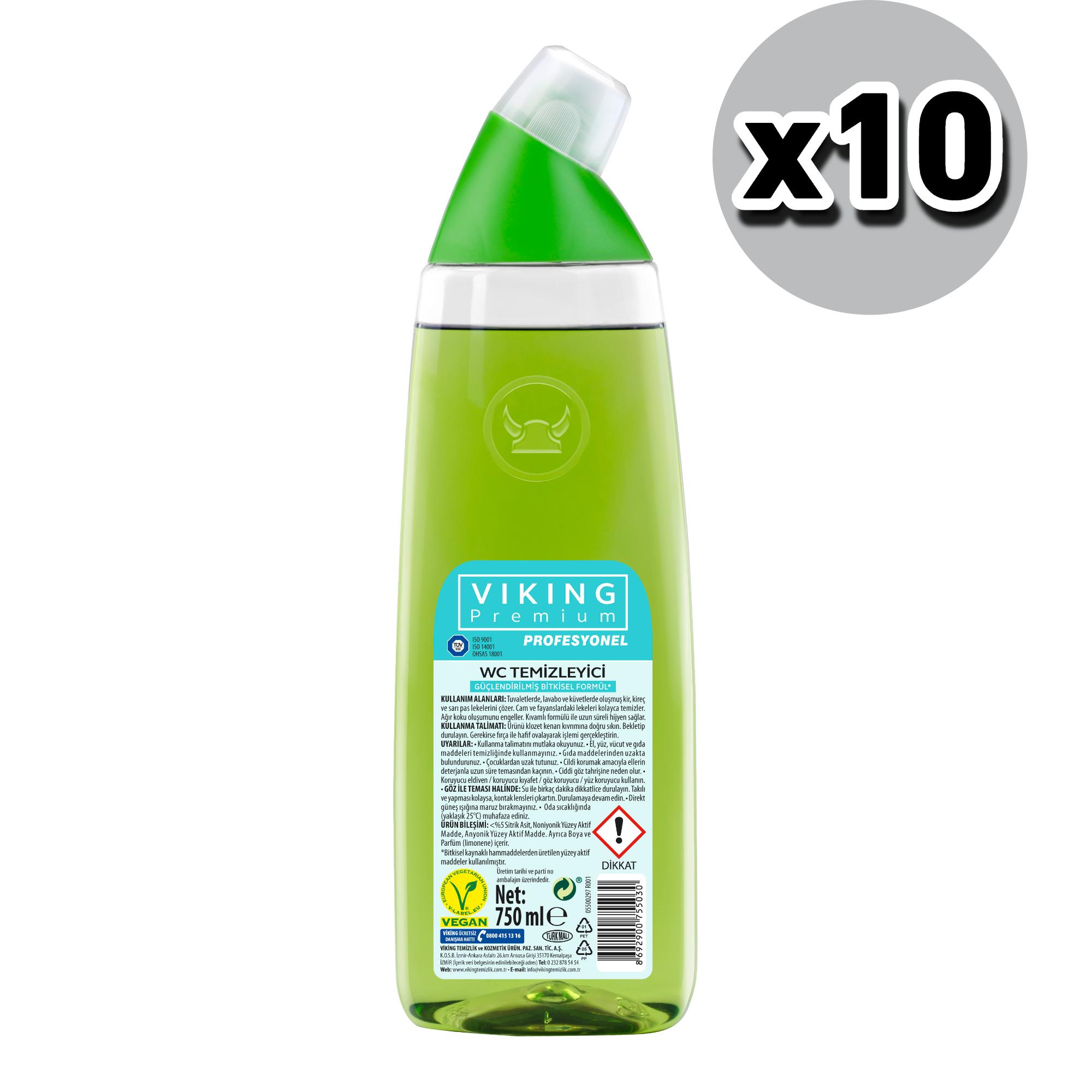 VP Premium WC Temizleyici 750 ml 10 Adet (1 koli)