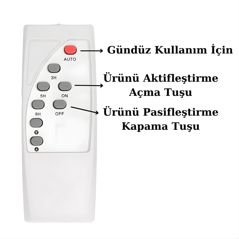 Solar Lamba Uzaktan Kumandası
