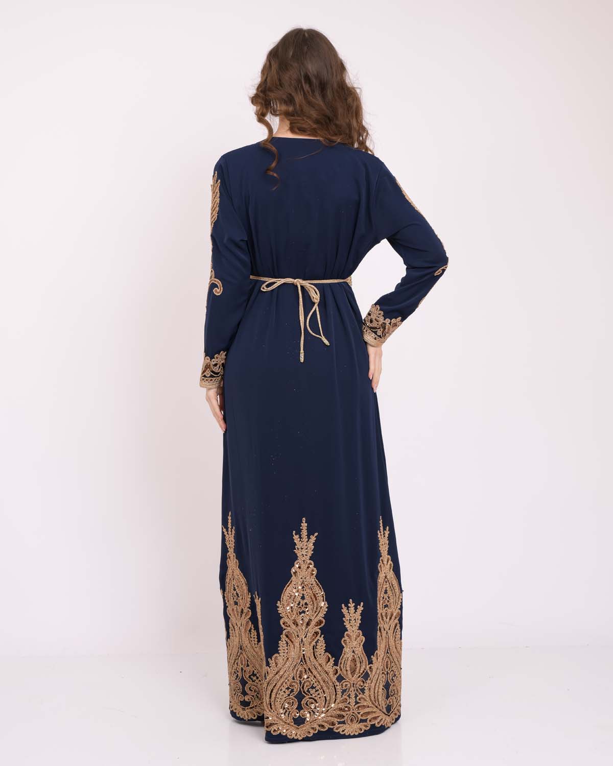 Women kaftan Vikor two-piece 4102 Lacivert