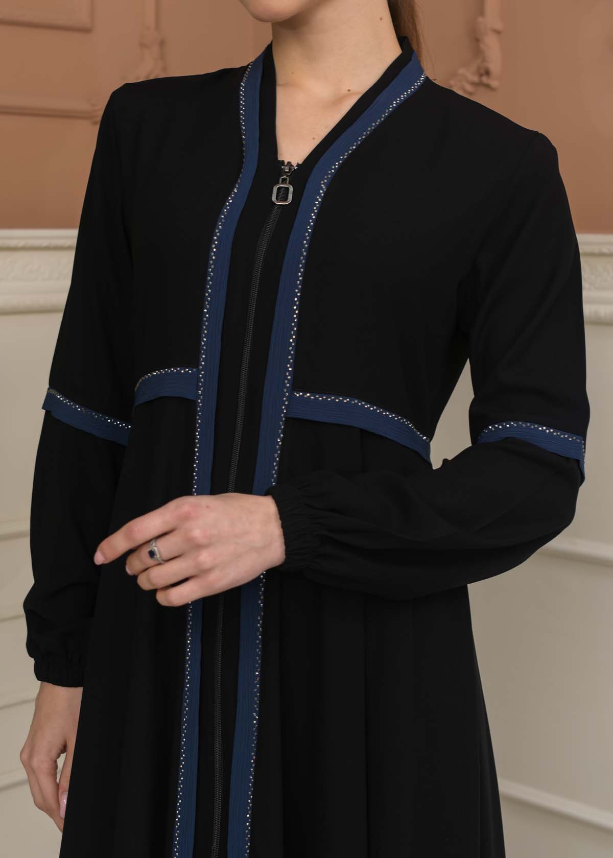 Modest Rose Risa Abaya 688 - deep blue