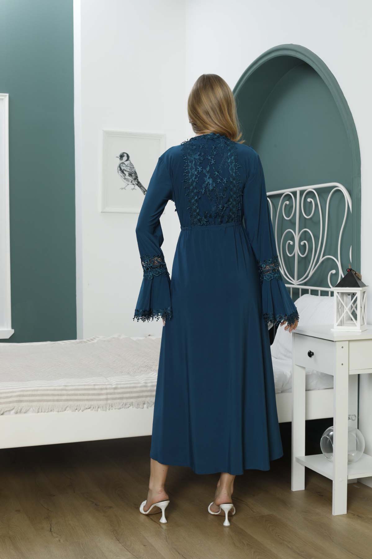 Maternity or Morning Suit 7001 - dark teal