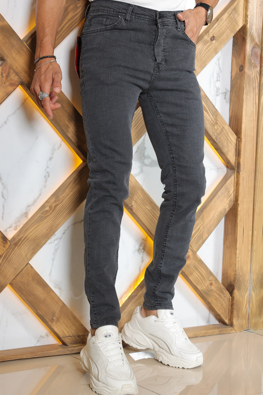 Slim Fit Men Jeans kod 2002 - smoky gray