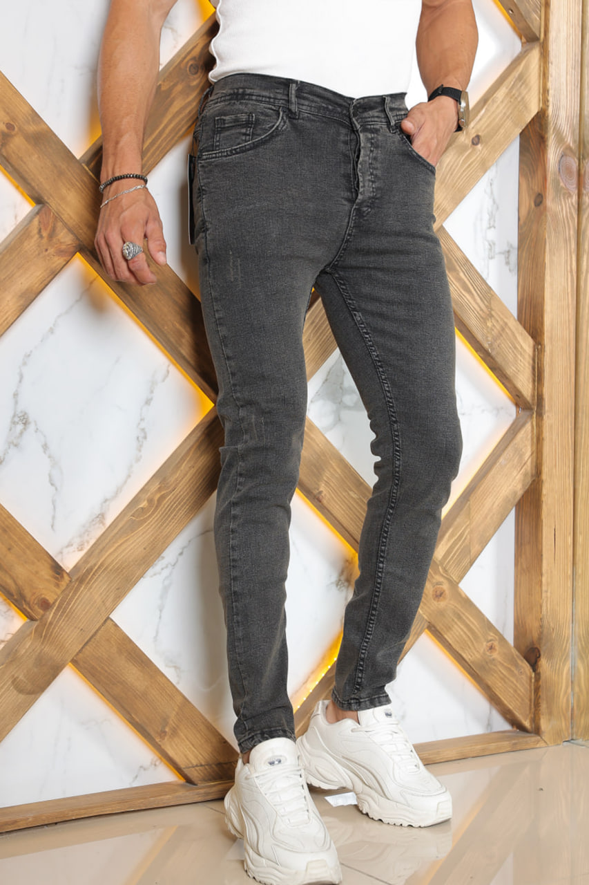 Slim Fit Men Jeans kod 2002 - Antrasıt