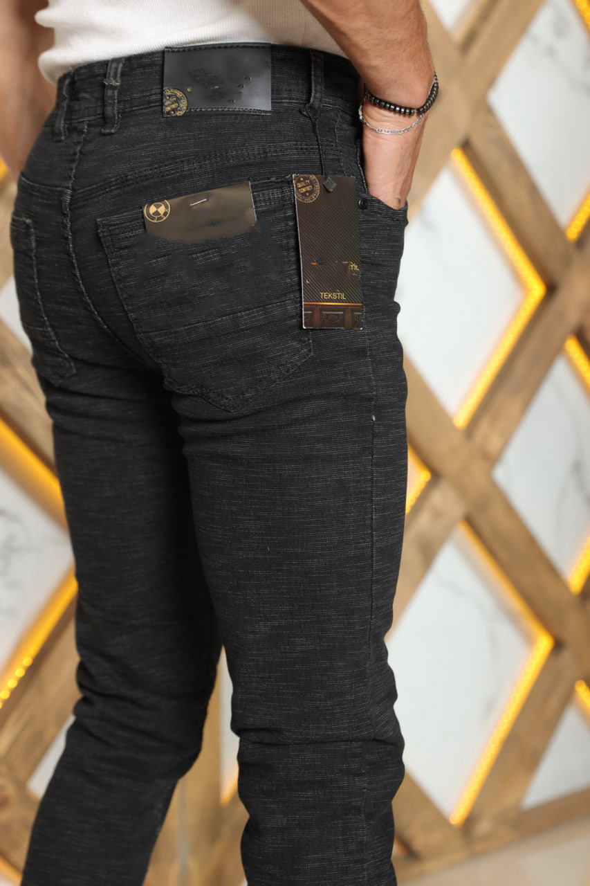 Slim Fit Men Jeans kod 2003 - black