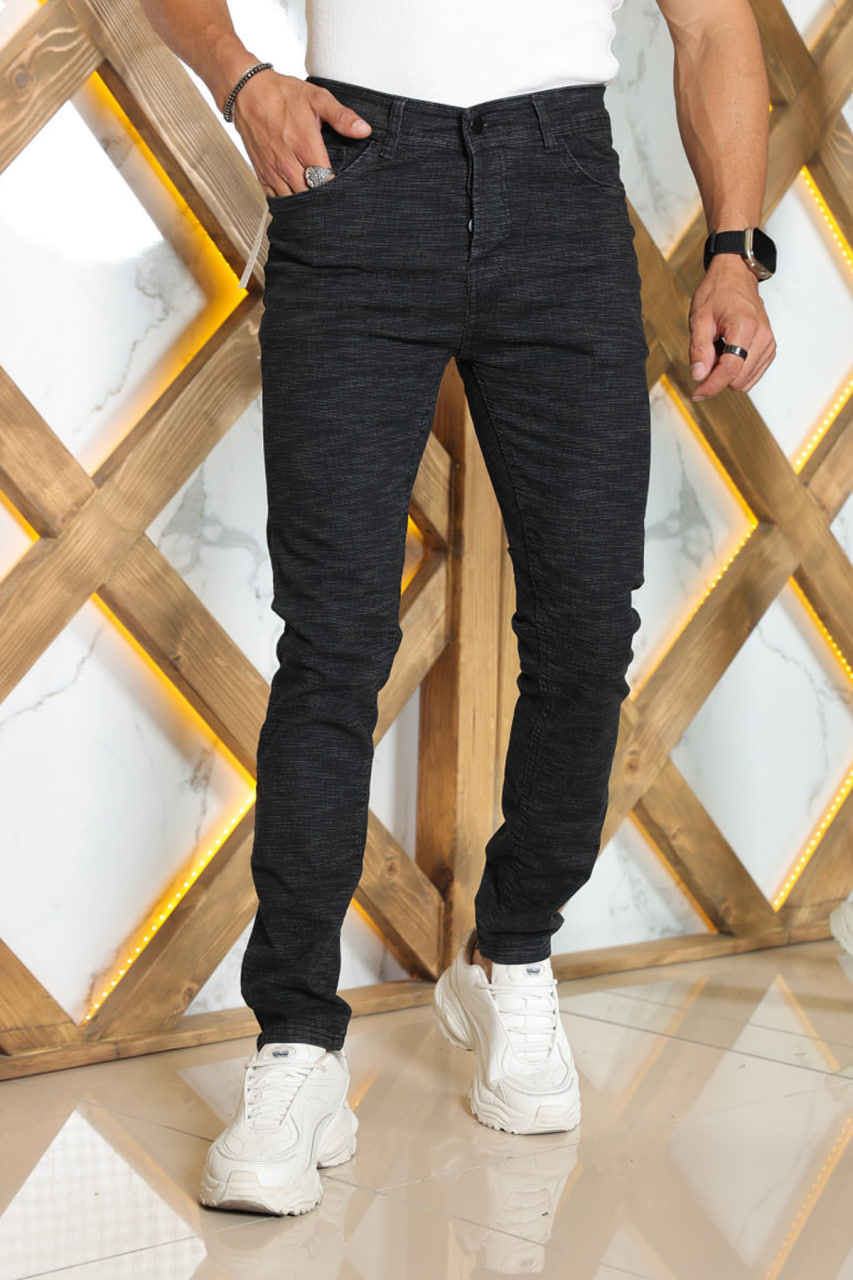 Slim Fit Men Jeans kod 2003 - black