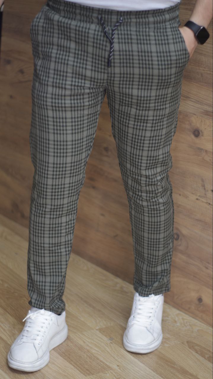 Formal - Sport - Checkered Pants | Code: 2004 - black