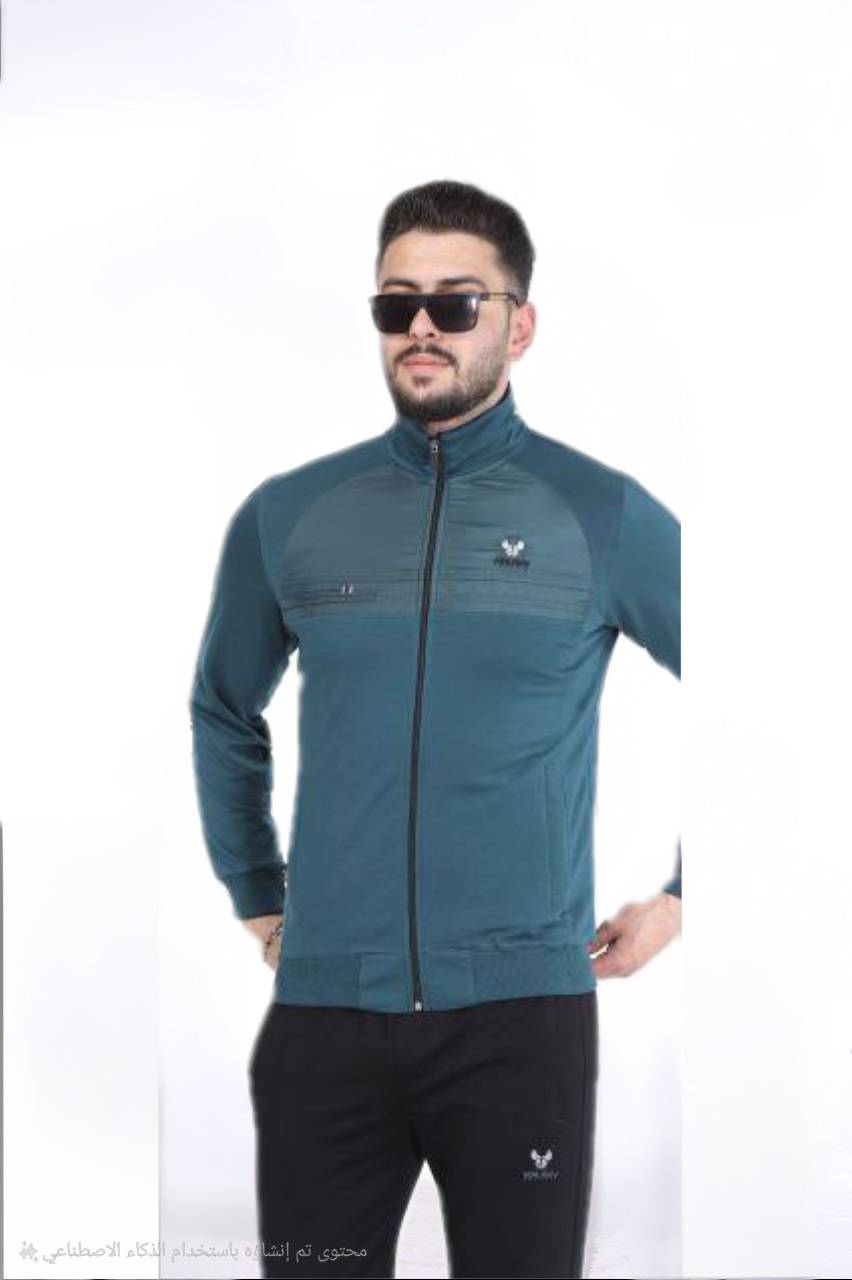 Mens Three-Piece Tracksuit - 2204  - turquoise