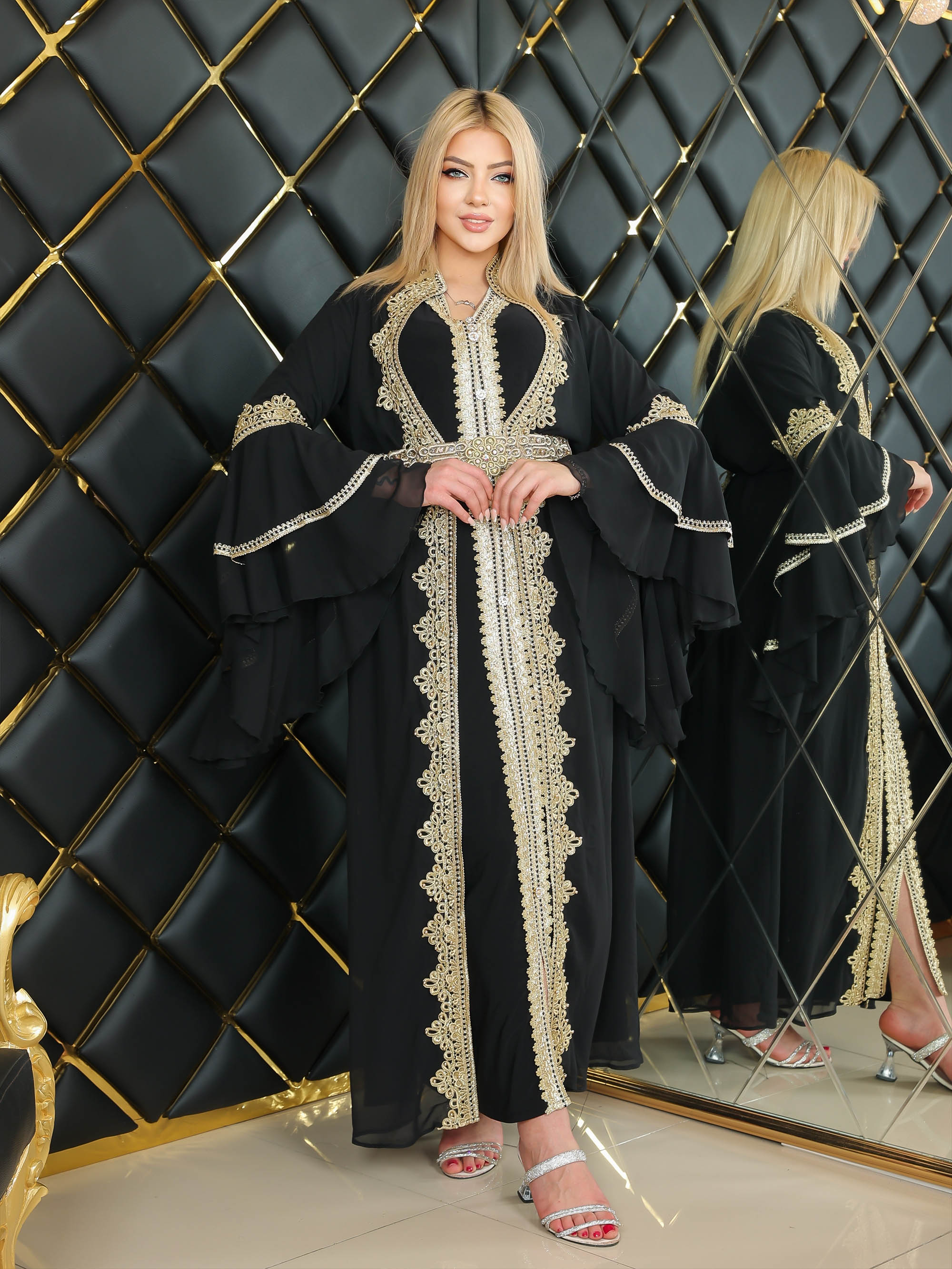 Royal Kaftan Code 4113 - black