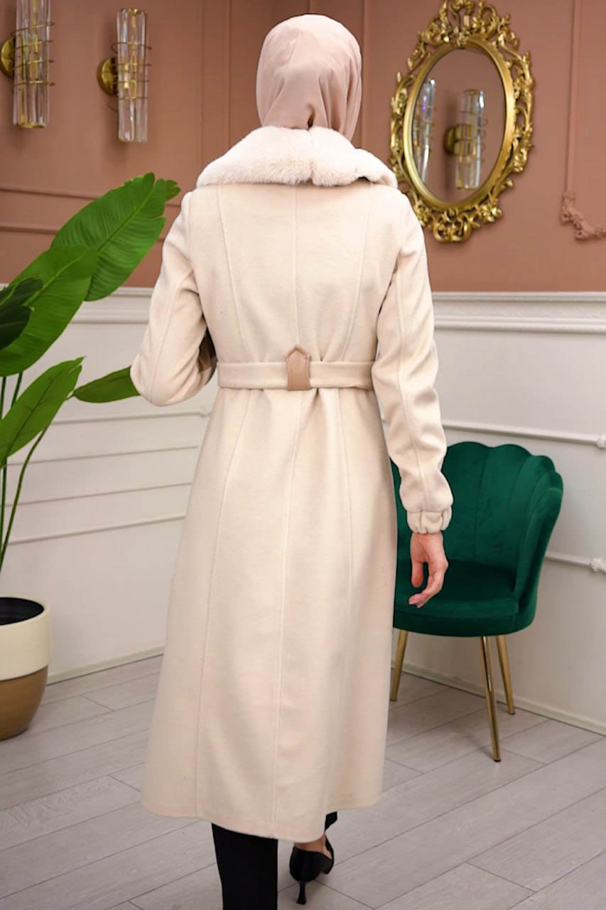 Trench Coat Wool Mohair Code 1364 - beige