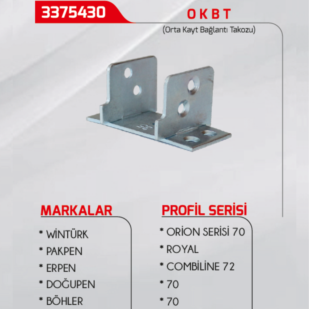 3As Orta Kayıt Takozu 33/3375-430