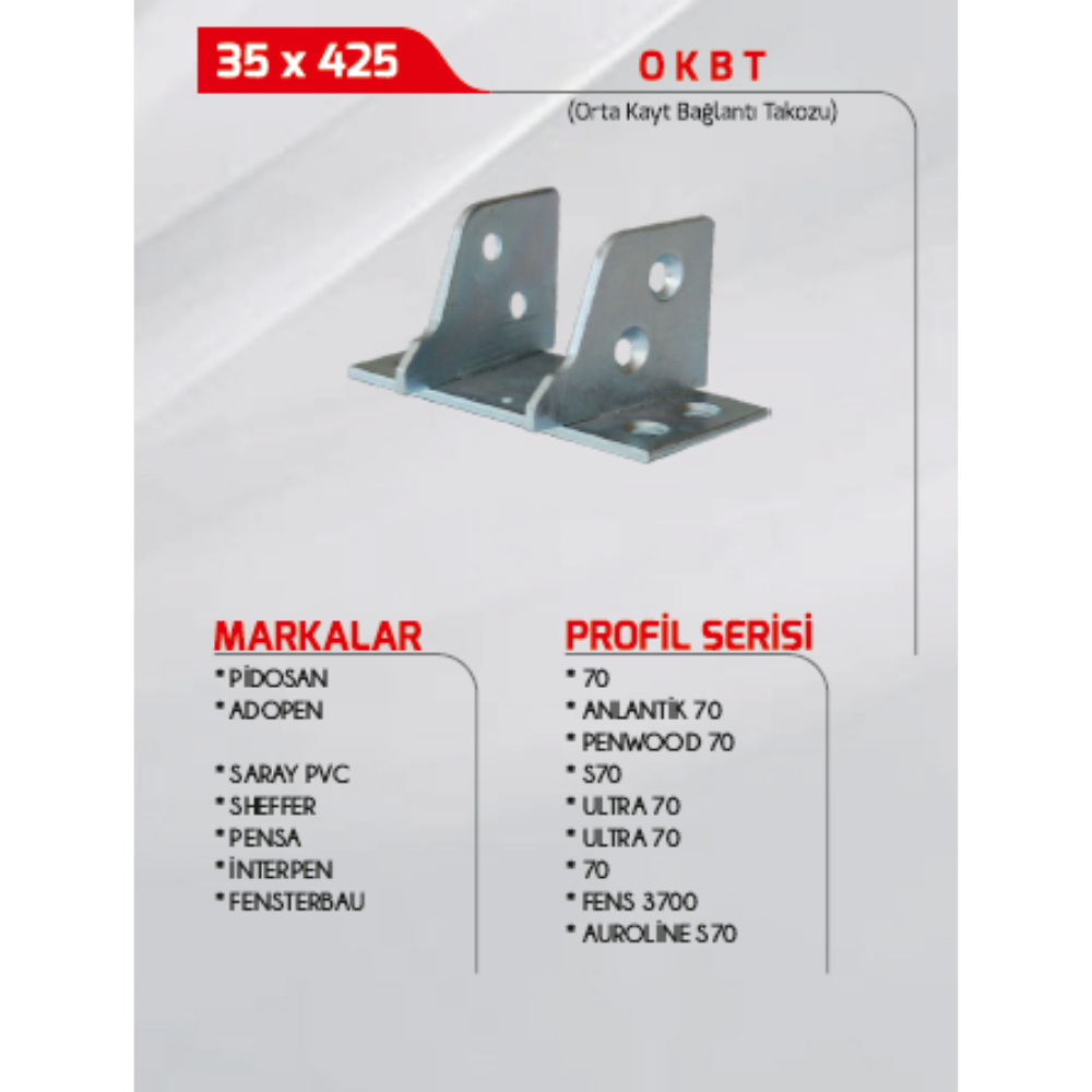 3As Orta Kayıt Takozu 35/425