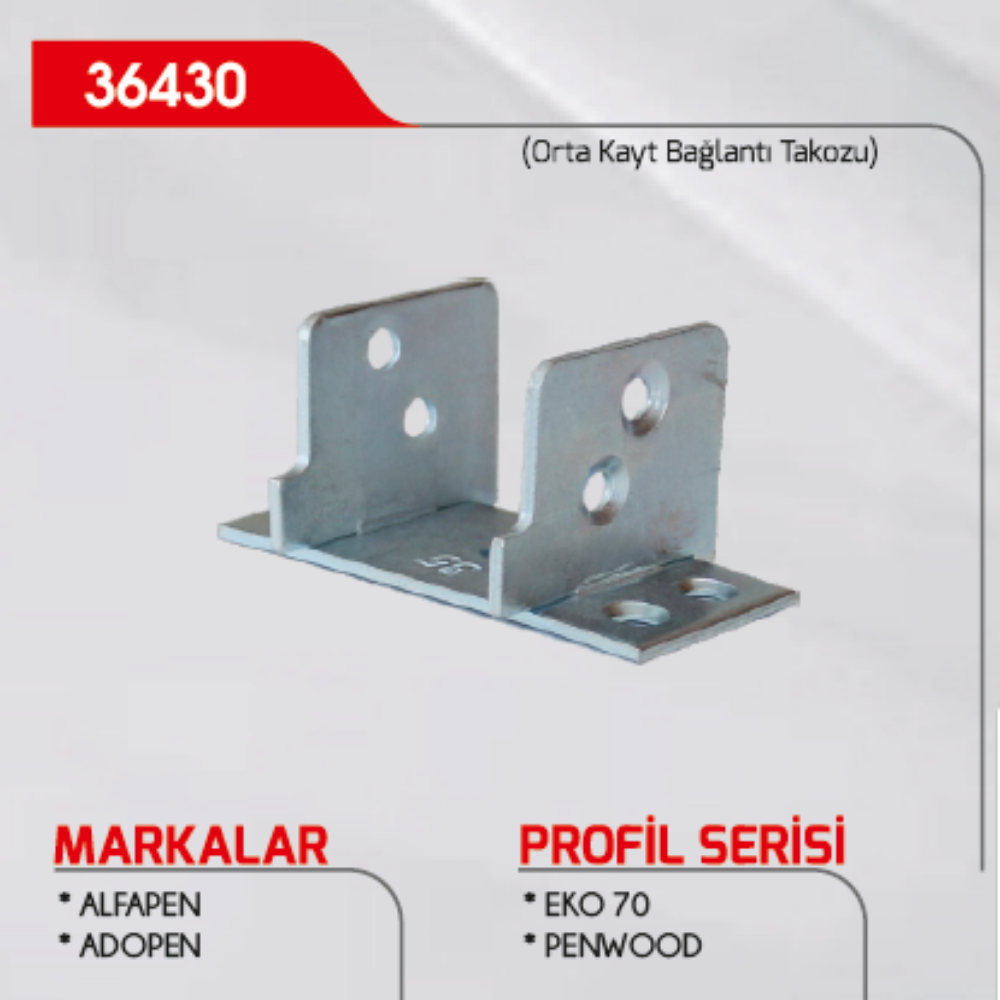 3As Orta Kayıt Takozu 36/430