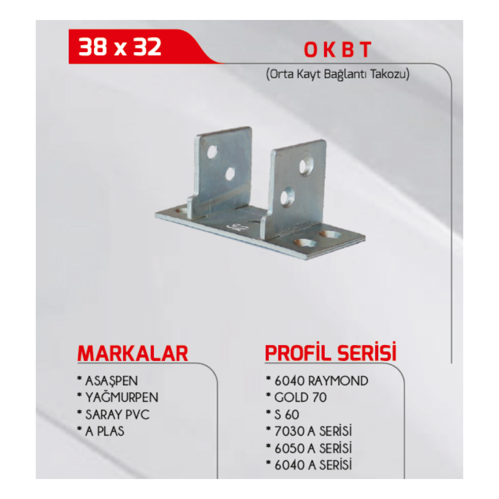 3As Orta Kayıt Takozu 38/32
