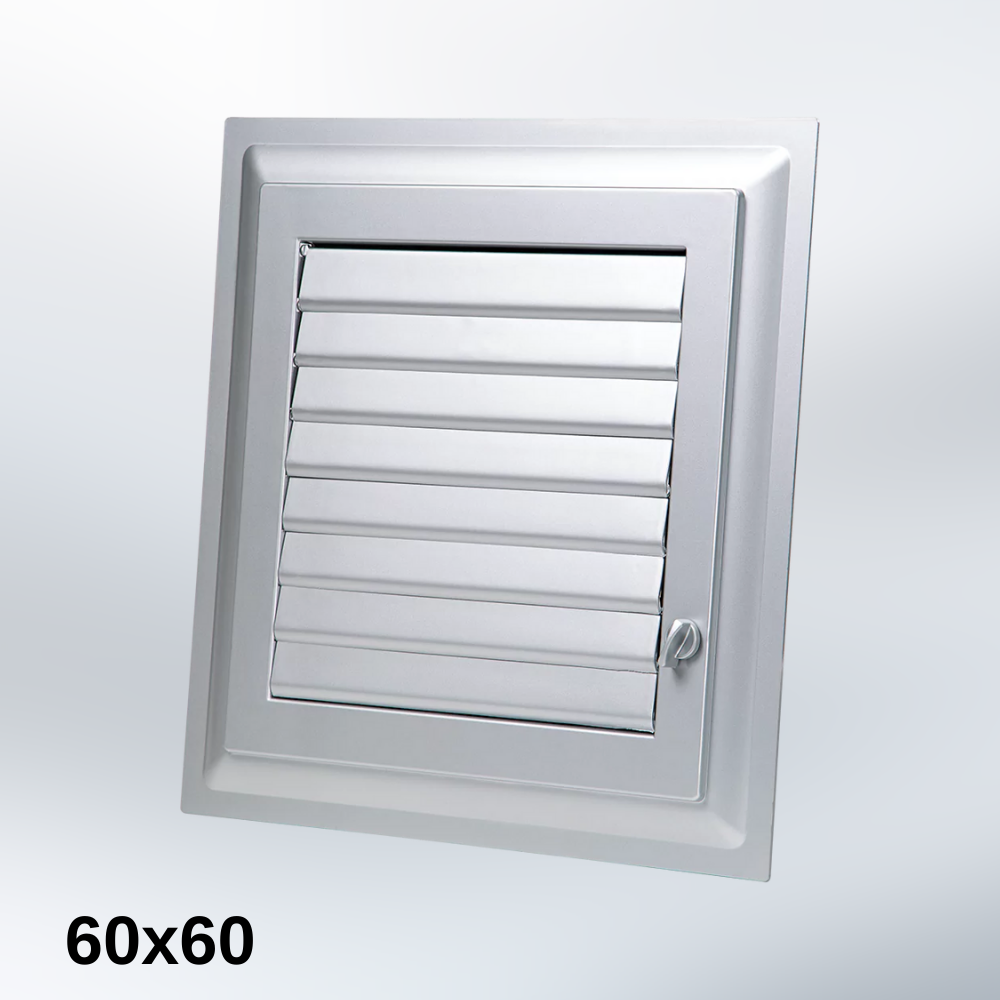 60X60 Plastik Wc Banyo Menfezi - İnox