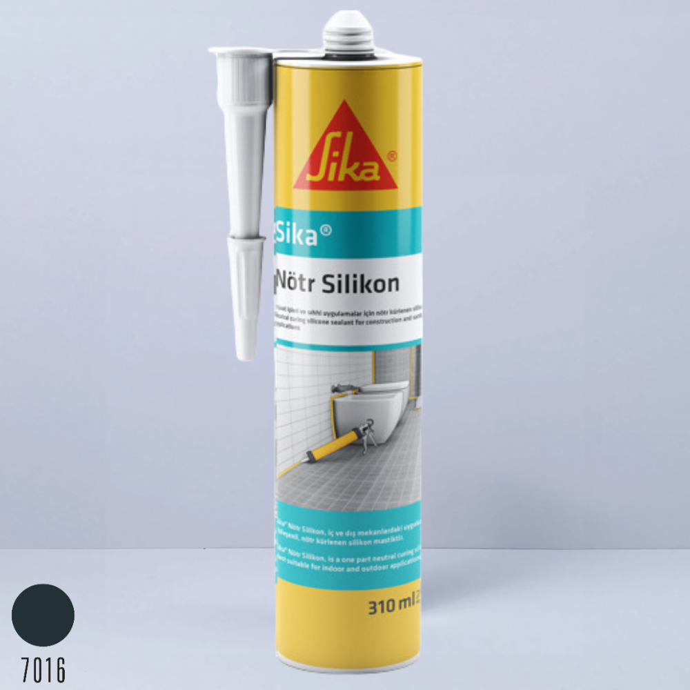 ABC Sika Neutral (Nötr) Silikon 310 ml A.Gri