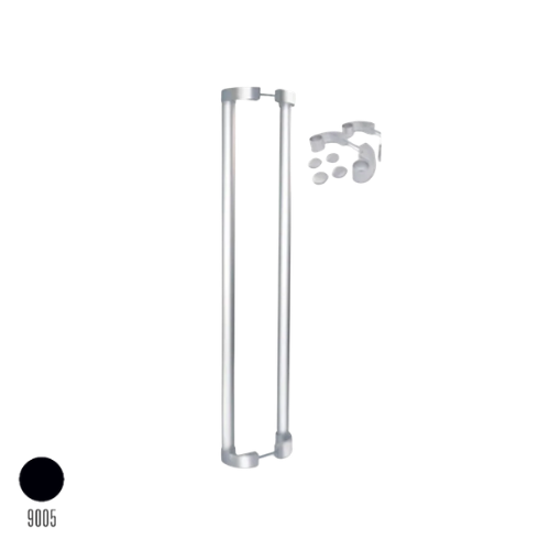 AÇILI AKBANK KOL 250 CM BORU TAKIM  SİYAH