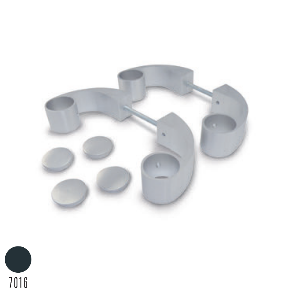 Açılı Akbank Kol Aparatı Ant.Gri