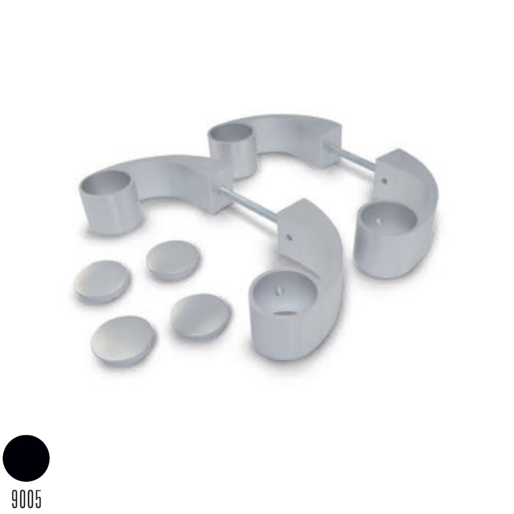 Açılı Akbank Kol Aparatı Siyah