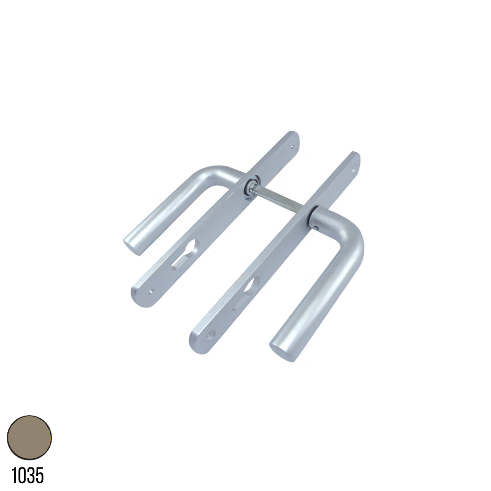 Aynalı Sosis  Kapı Kolu Bronz