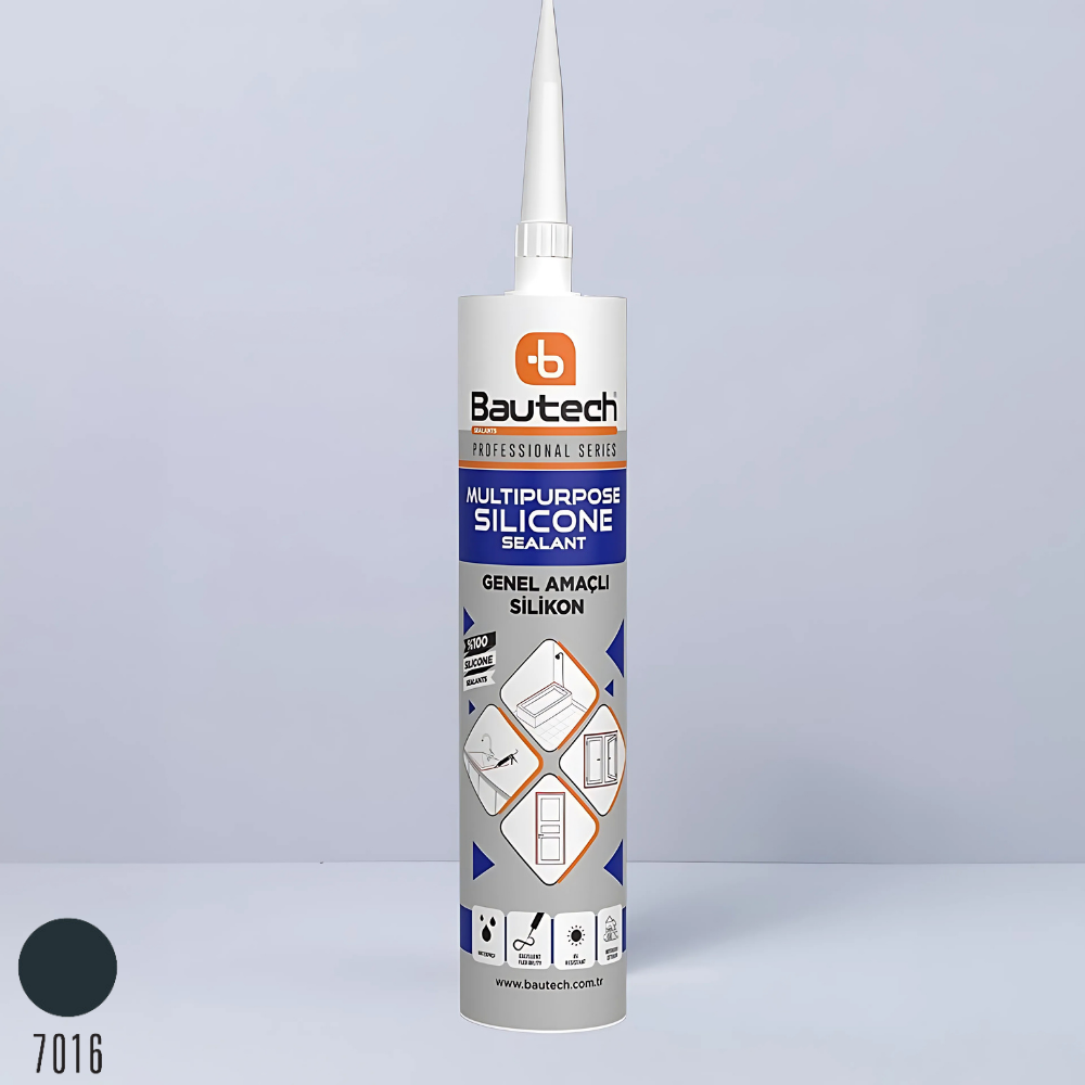 Bautech Silikon 280 Gr Antr.Gri