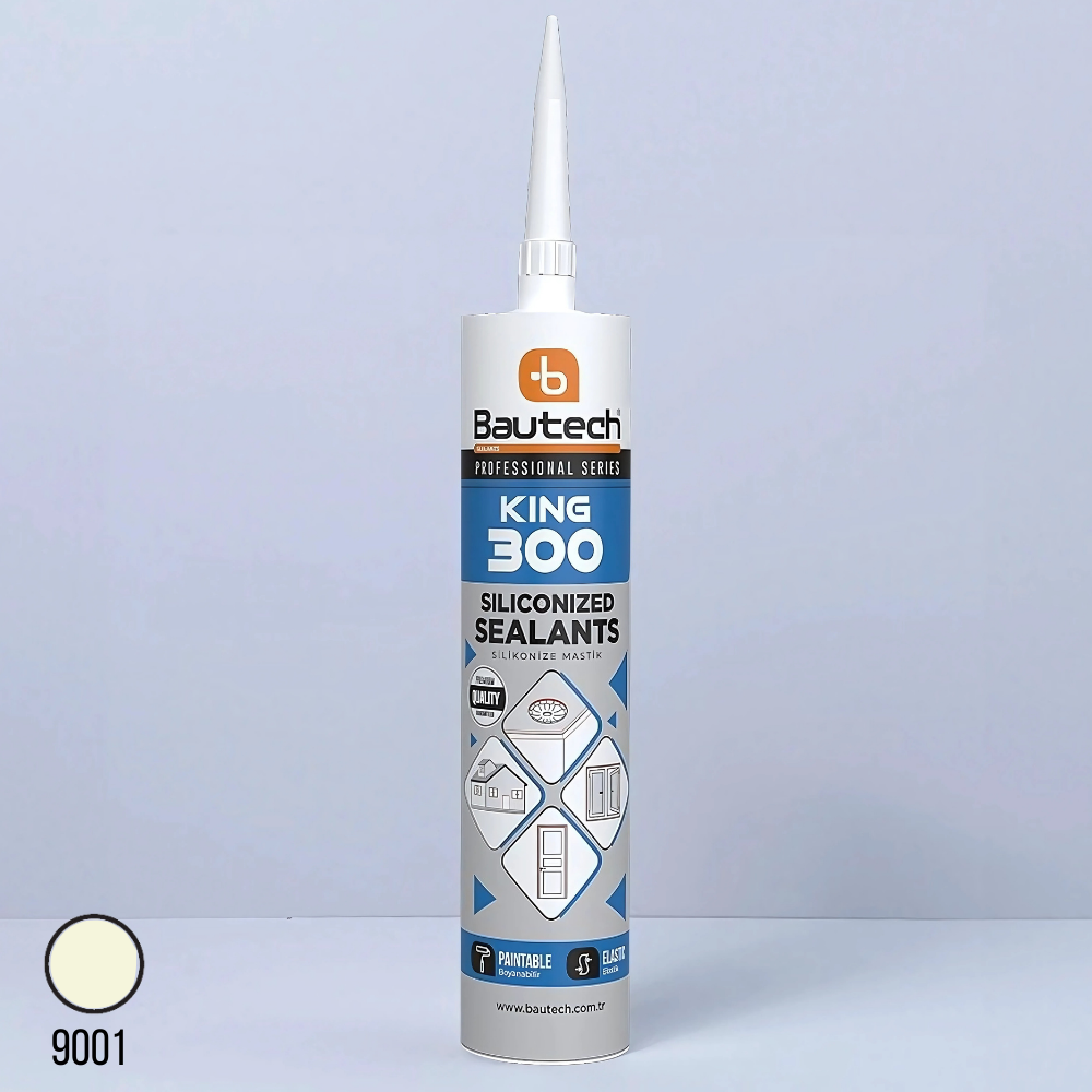 Bautech Silikonize Mastik 500 Gr Kum Beji