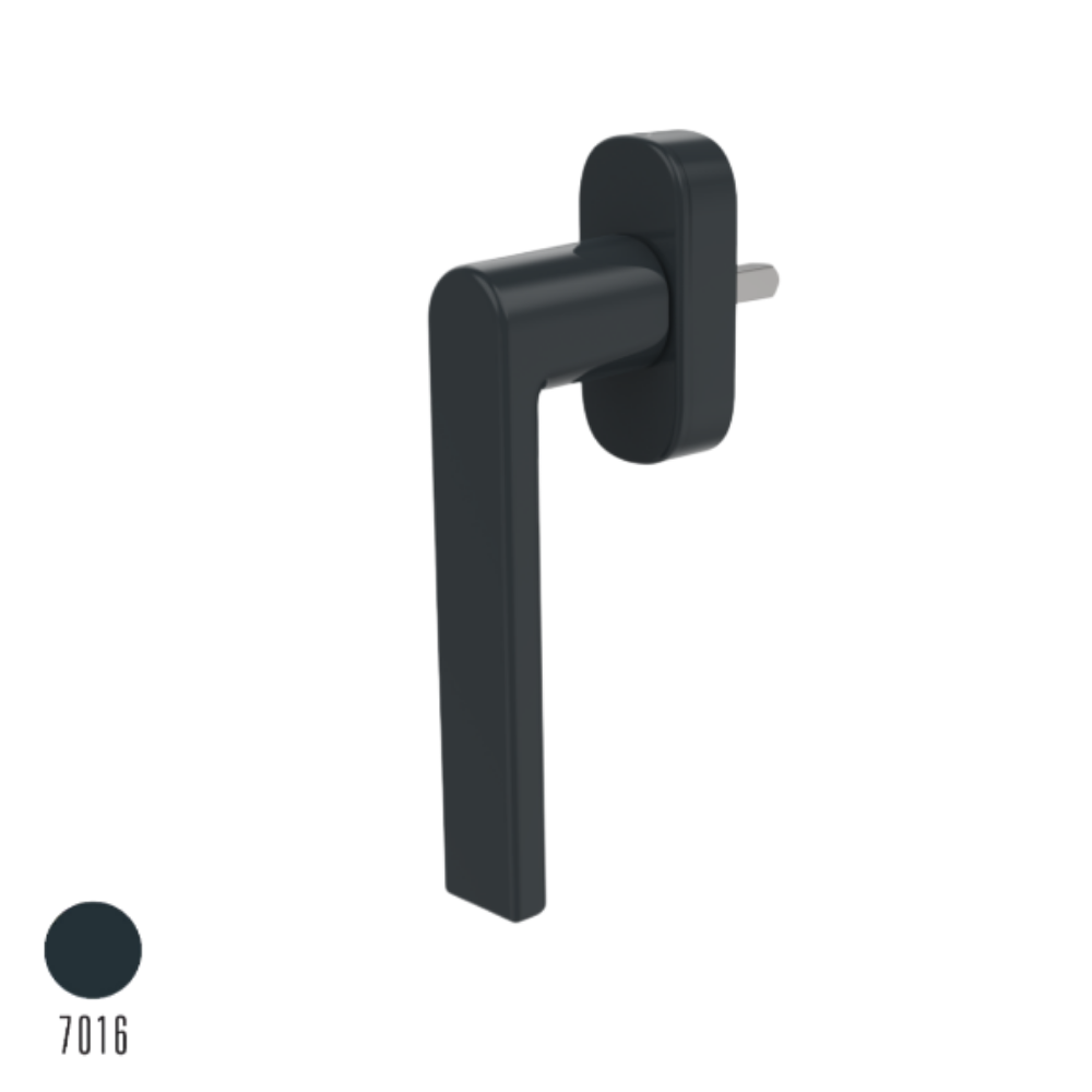 Belgrad Plastik Akustik Pencere Kolu Antrasit Gri