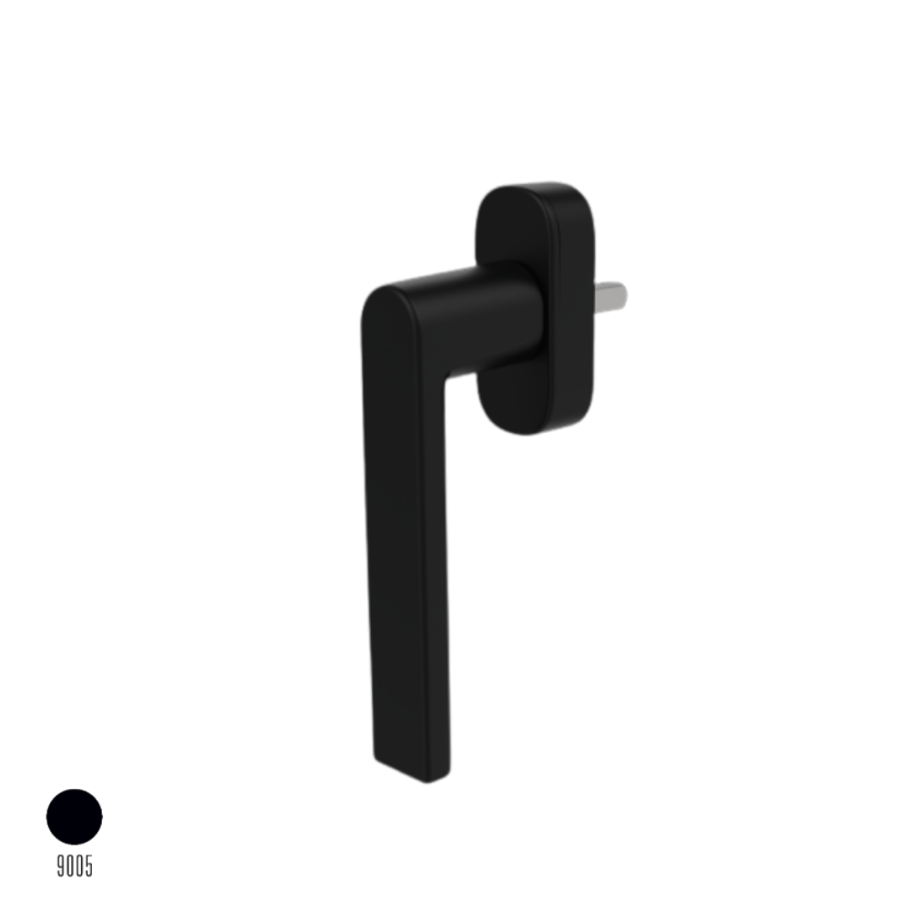 Belgrad Plastik Akustik Pencere Kolu Siyah