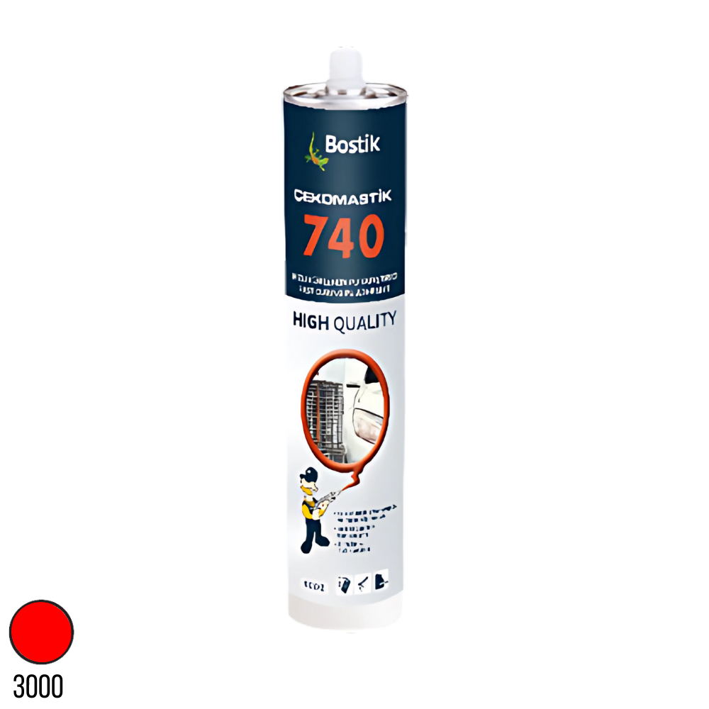 Bostik 740 Pu Çekomastik Oksit Kırmızı