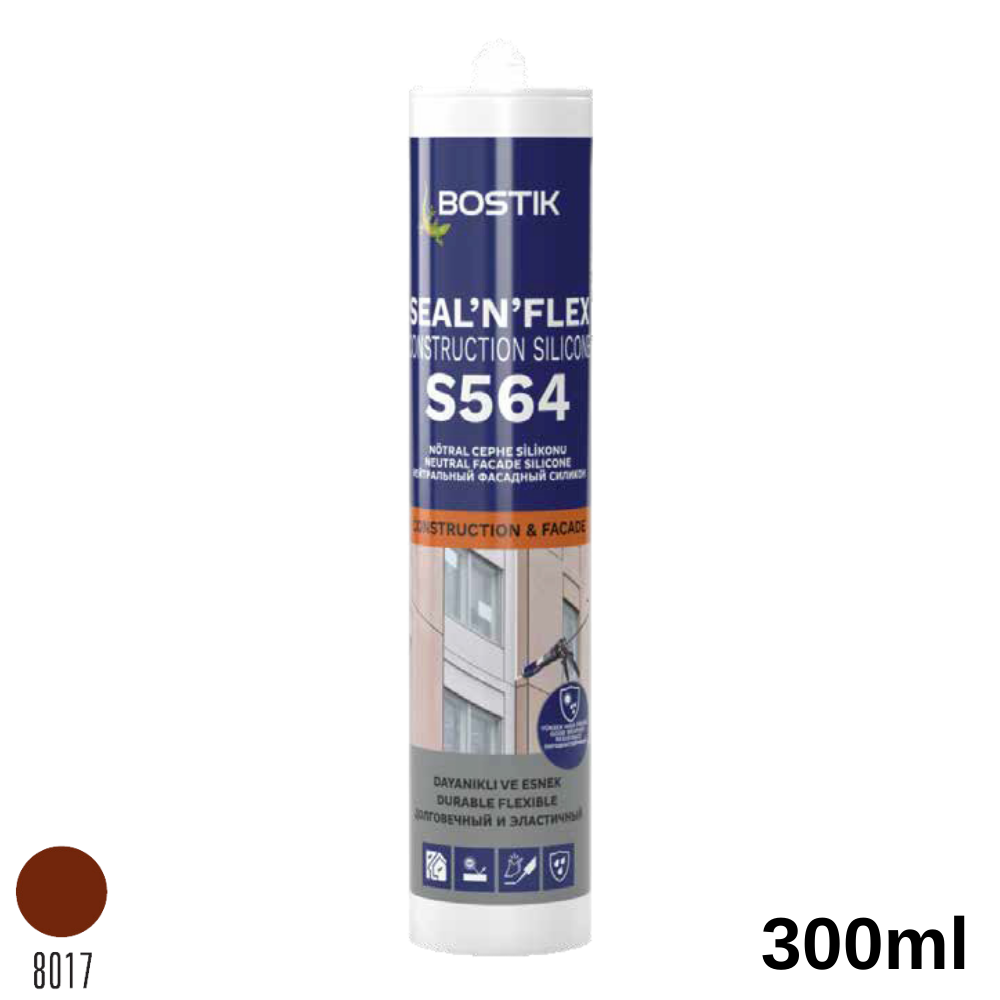 Bostik S 564 Nötr Cephe Silikon 300 Ml Kahve