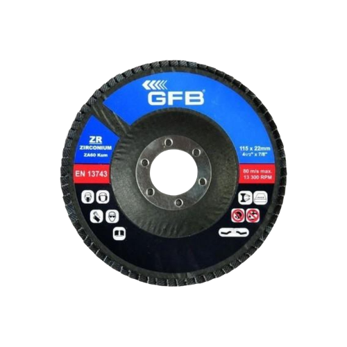 Gfb 2322 Zirkonyum Flap Disk Zımpara 115 x 60 Kum