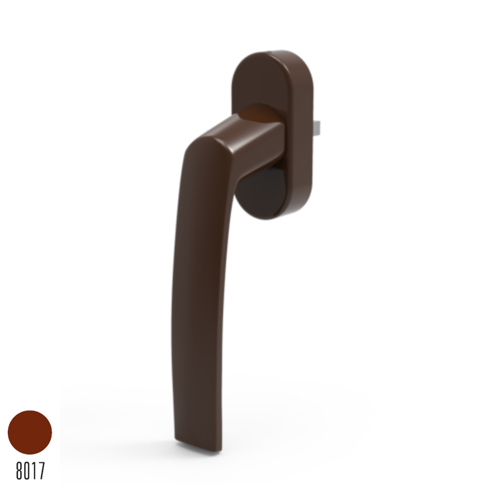 Jumbo Lara Akustik Alüminyum Pencere Kolu  Altın Meşe