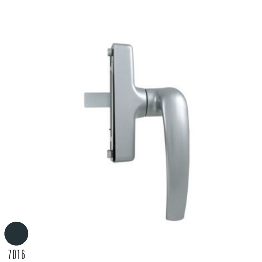 Kıvrık Cephe Kolu Çatallı Tek Dilli  Ant.Gri