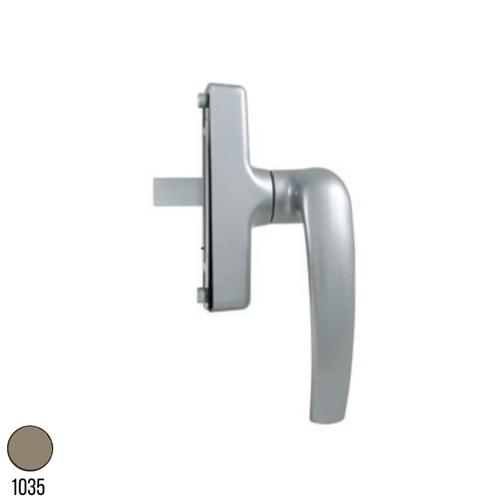 Kıvrık Cephe Kolu Çatallı Tek Dilli  Bronz