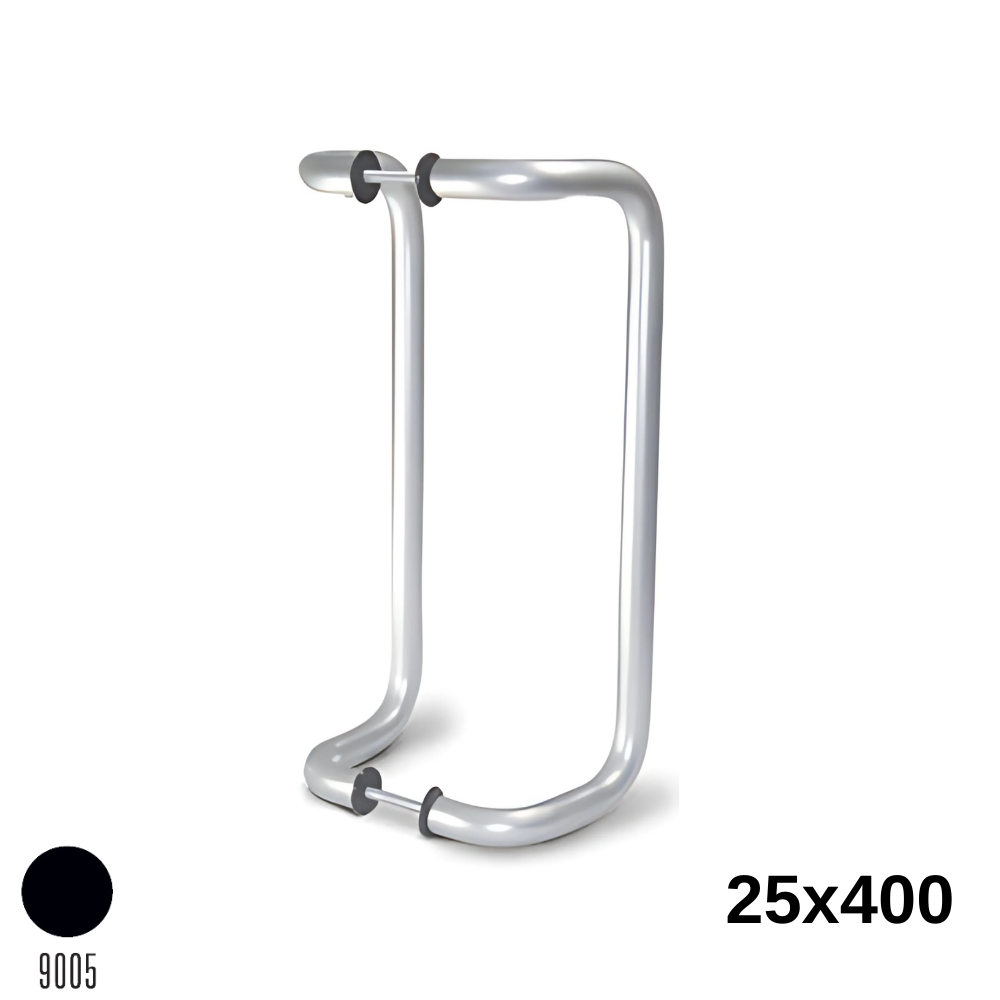 Kıvrık Kol 25X400 Mm Siyah