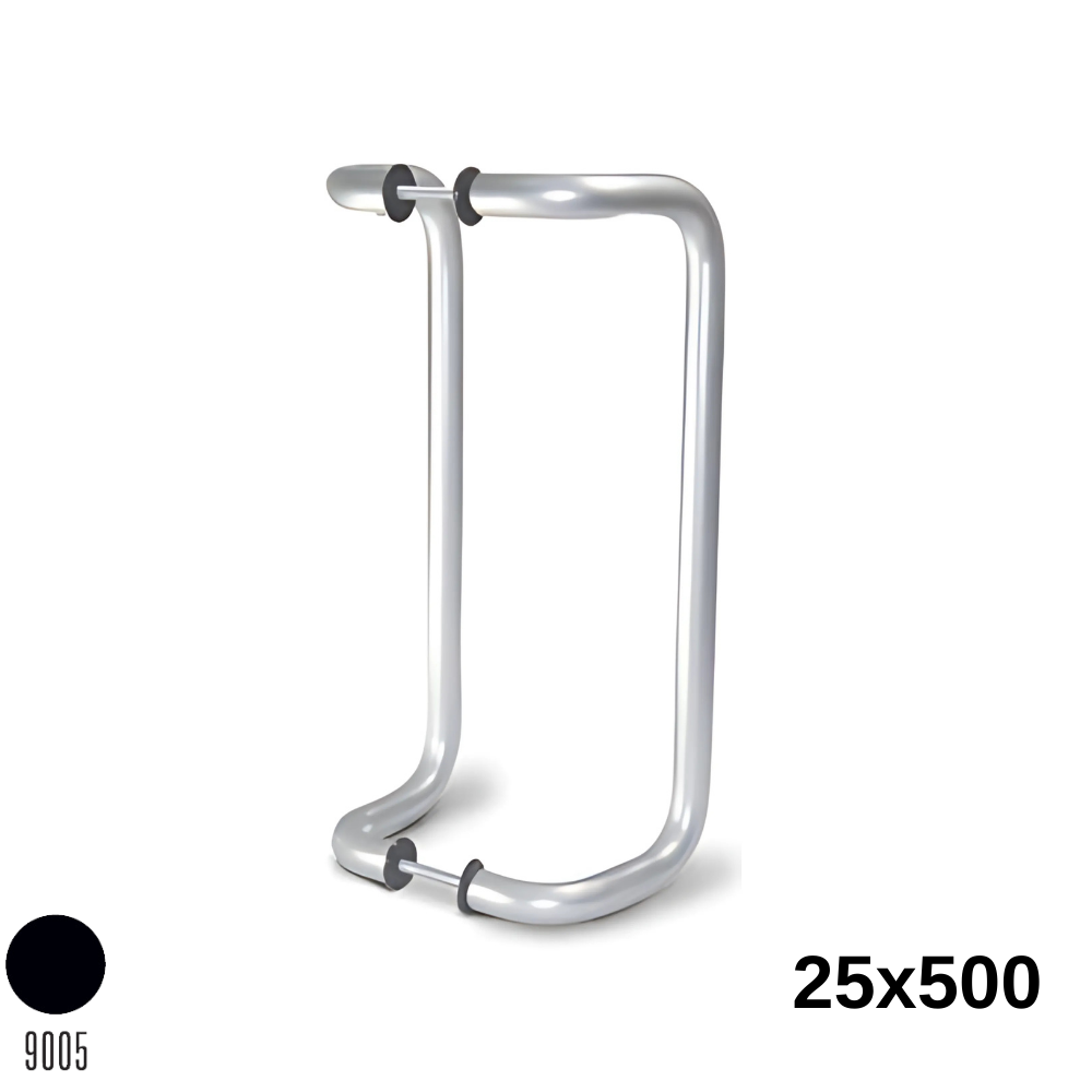 Kıvrık Kol 25X500 Mm Siyah