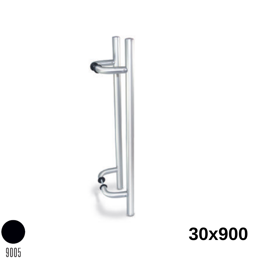 Köşeli H Kol 30X900 Mm Siyah