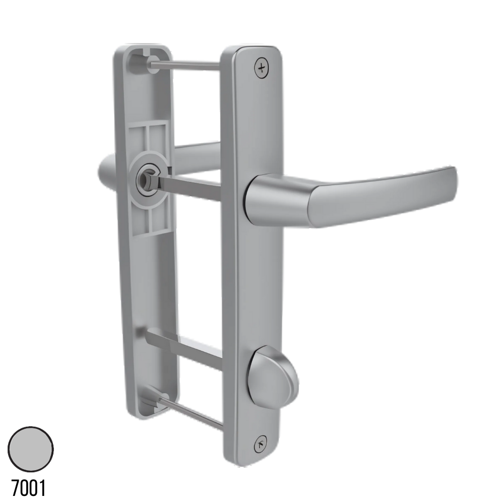 Lara Mandallı Alüminyum Kapı Kolu  Eloksal