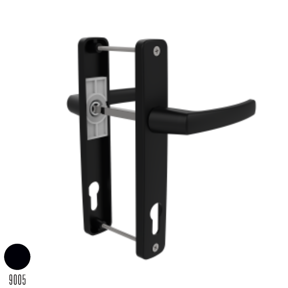 Milano Alüminyum Kapı Kolu Siyah