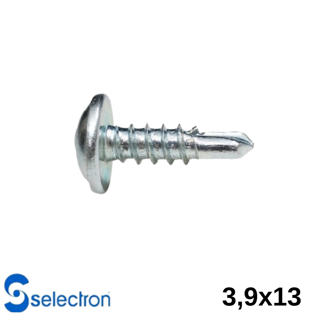 Selectron 3,9X13 Geniş Pul Başlı Matkap Uçlu Vida 3000 Ad.