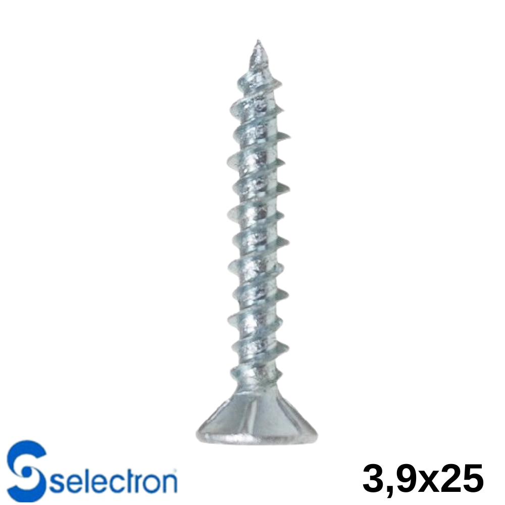 Selectron 3,9X25 Yıldız Havşa Başlı Seyrek Vida -2250 Ad.