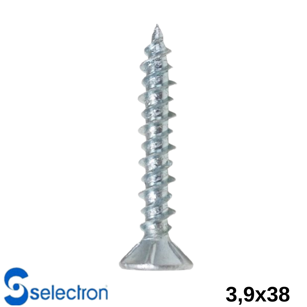 Selectron 3,9X38 Yıldız Havşa Başlı Seyrek Vida 1000 Ad.
