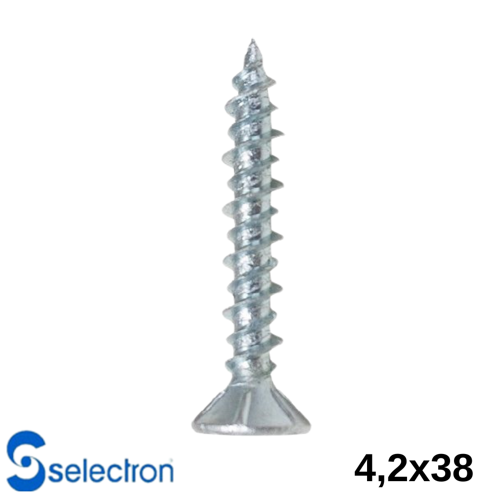 Selectron 4,2X38 Yıldız Havşa Başlı Seyrek Vida 1000 Ad.